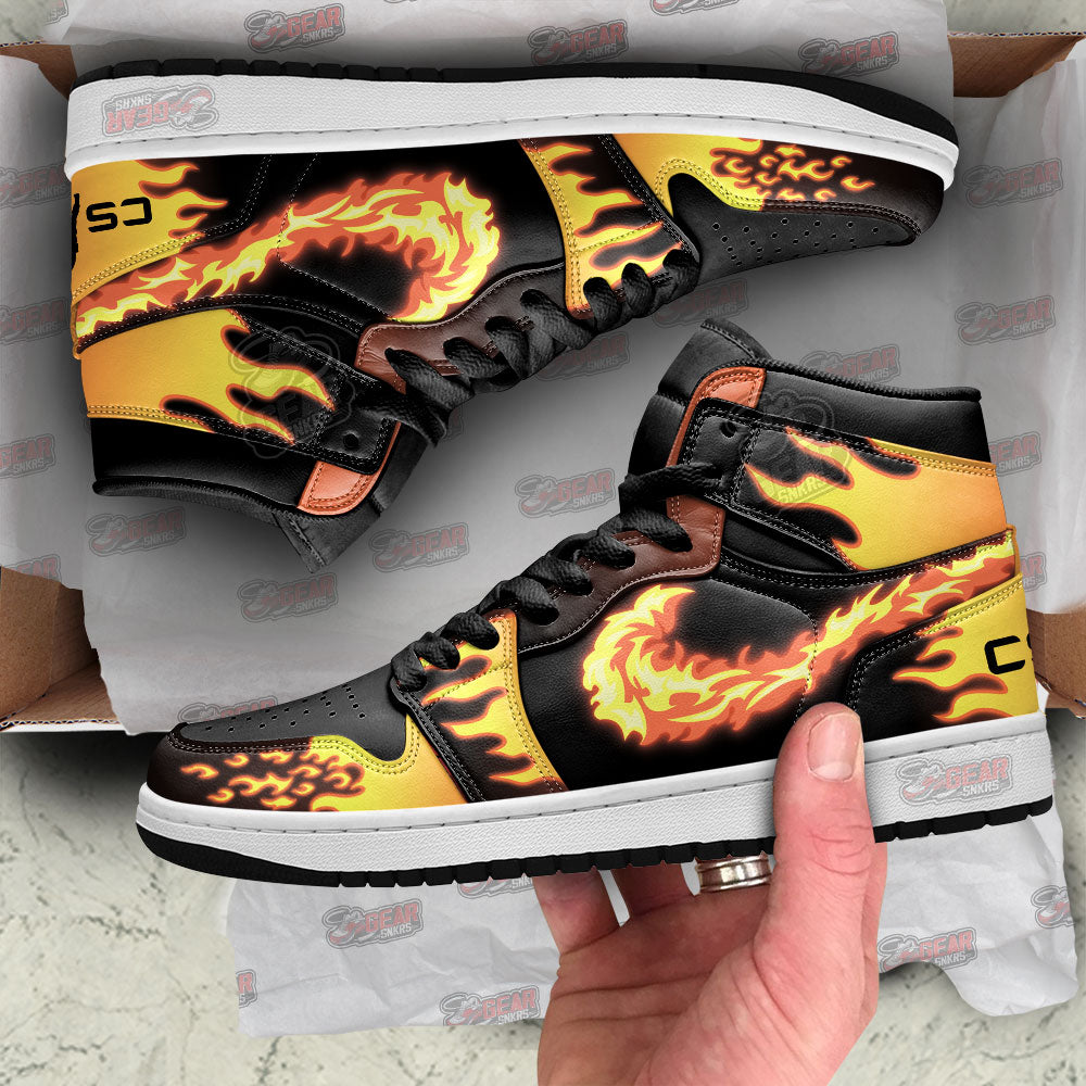 Suzuki AJ1 High Sneakers Shoes Printed For Men And Women - Image 2