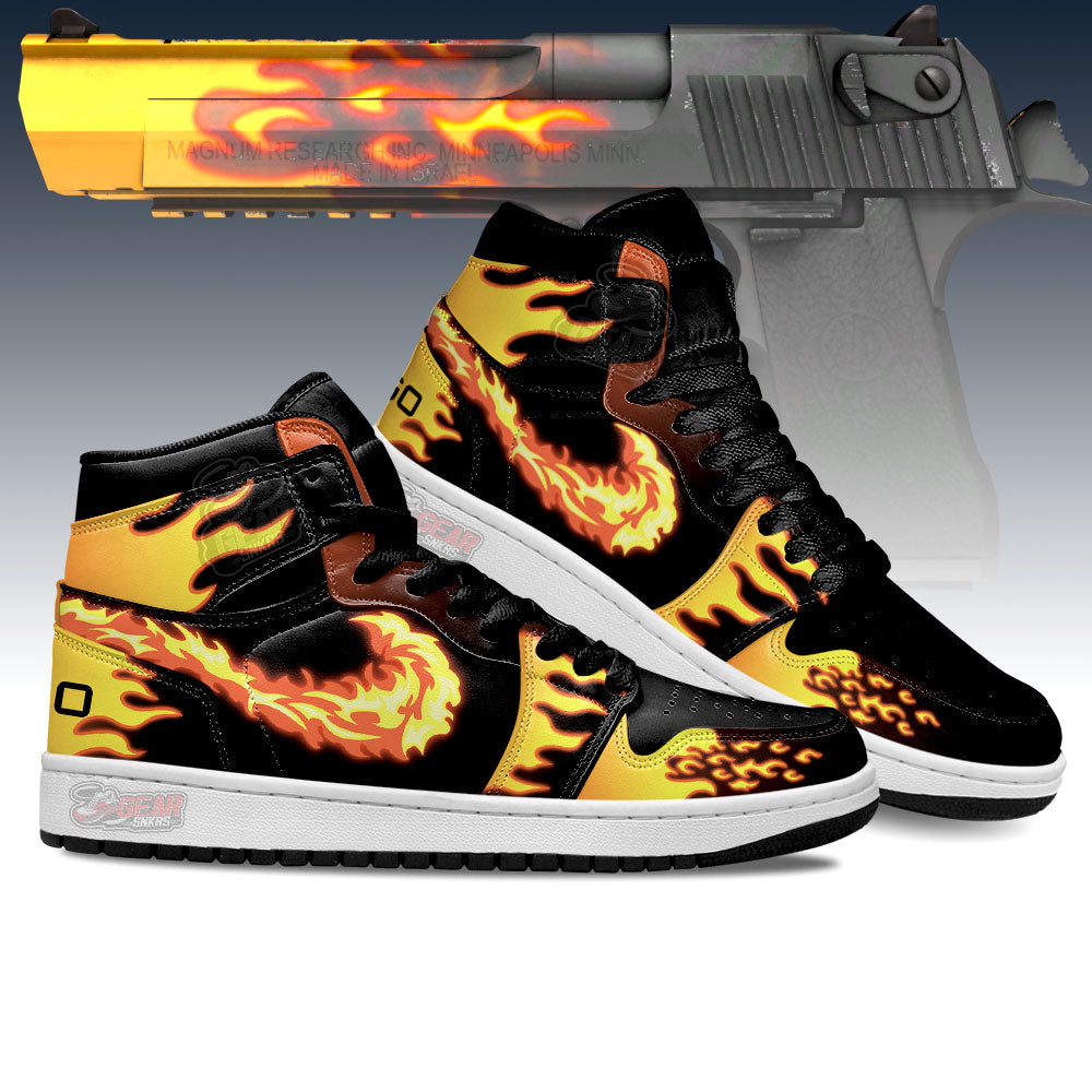 Suzuki AJ1 High Sneakers Shoes Printed For Men And Women - Image 3