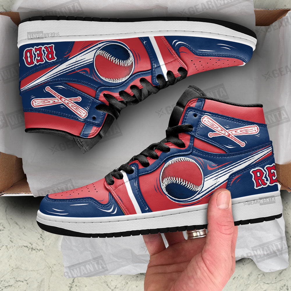 BMW Motorrad AJ1 High Sneakers Shoes Printed For Men And Women - Image 2
