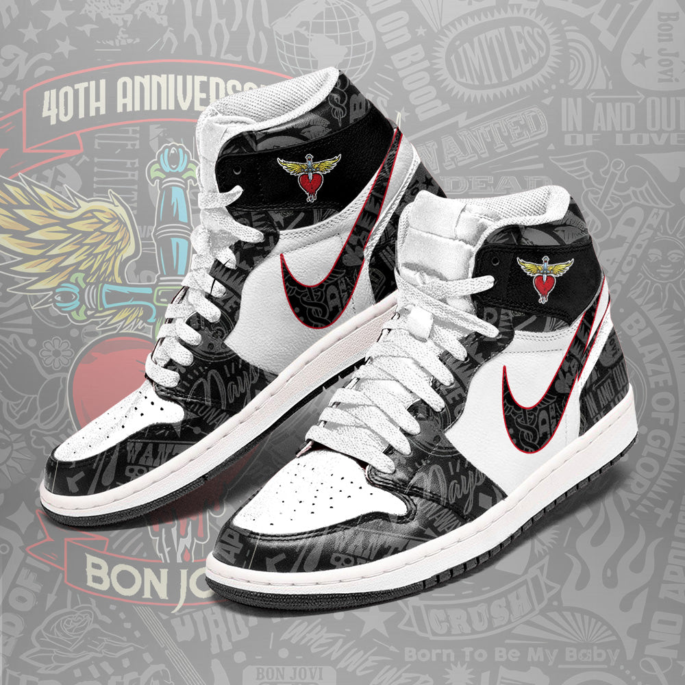 Hummer AJ1 High Sneakers Shoes Printed For Men And Women - Image 2