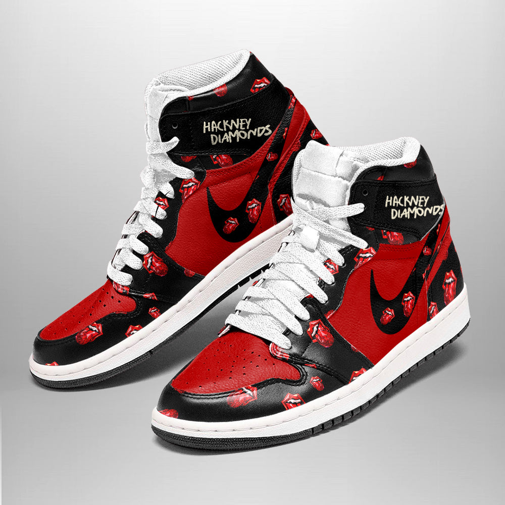 Nissan AJ1 High Sneakers Shoes Printed For Men And Women - Image 2