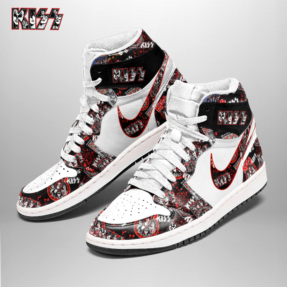 SsangYong Motor AJ1 High Sneakers Shoes Printed For Men And Women - Image 2