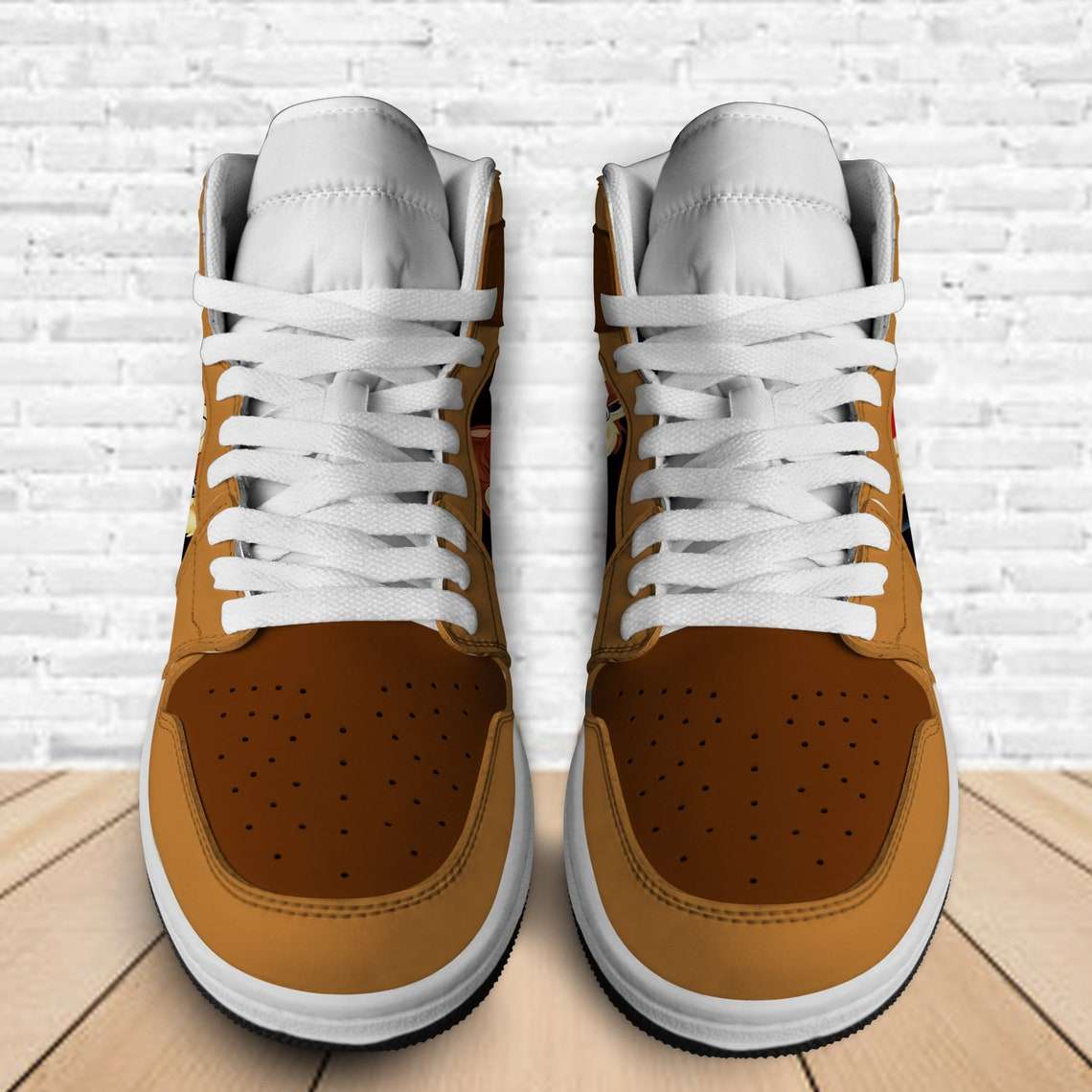 New Holland AJ1 High Sneakers Shoes Printed For Men And Women - Image 3