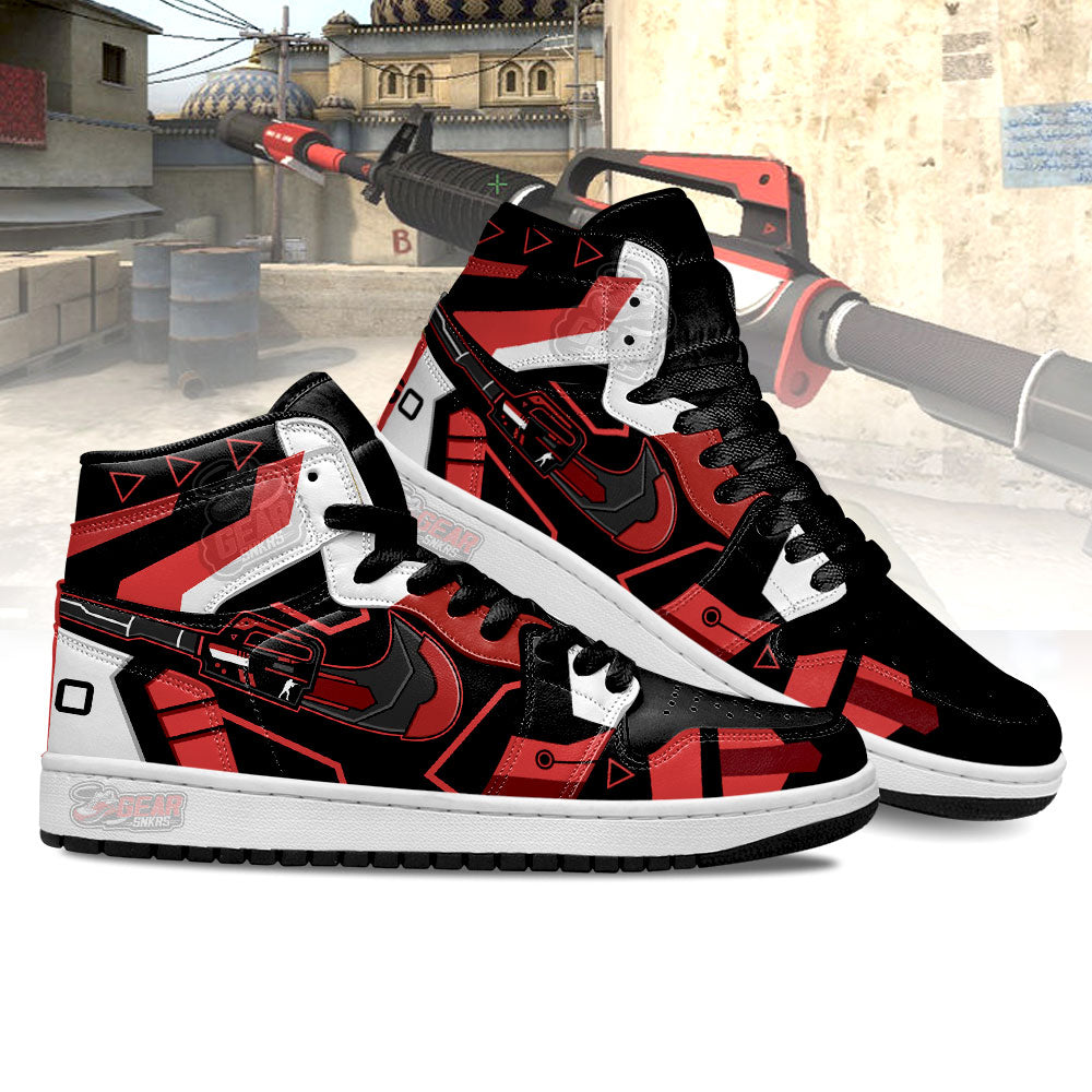 Valtra AJ1 High Sneakers Shoes Printed For Men And Women - Image 3