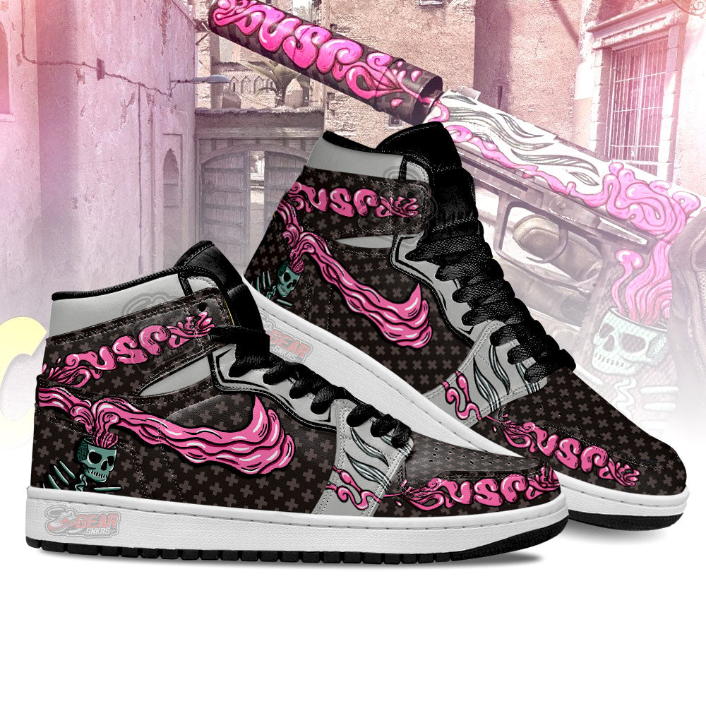 Case IH AJ1 High Sneakers Shoes Printed For Men And Women - Image 3