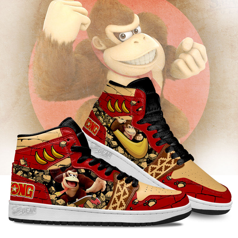 Massey Ferguson AJ1 High Sneakers Shoes Printed For Men And Women - Image 3