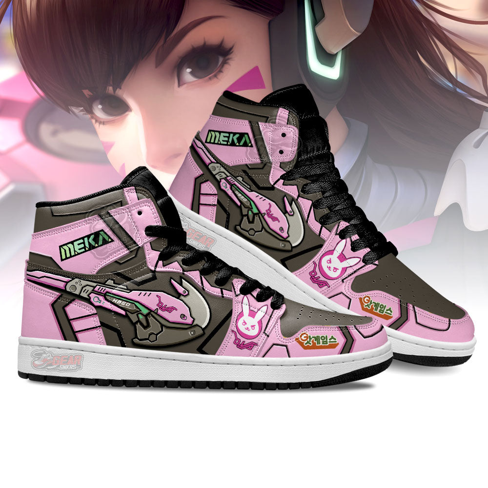Same AJ1 High Sneakers Shoes Printed For Men And Women - Image 3