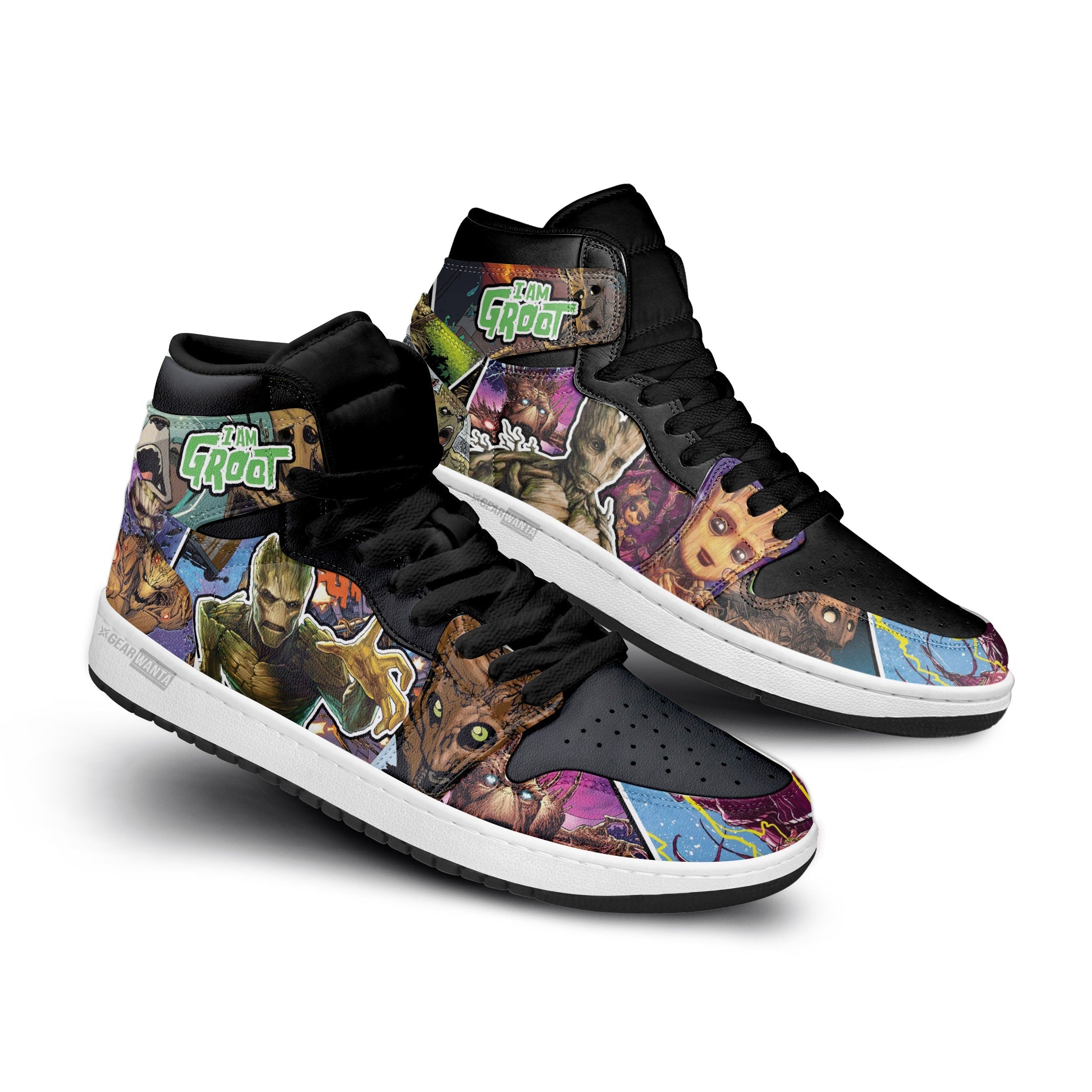 JAC AJ1 High Sneakers Shoes Printed For Men And Women - Image 2