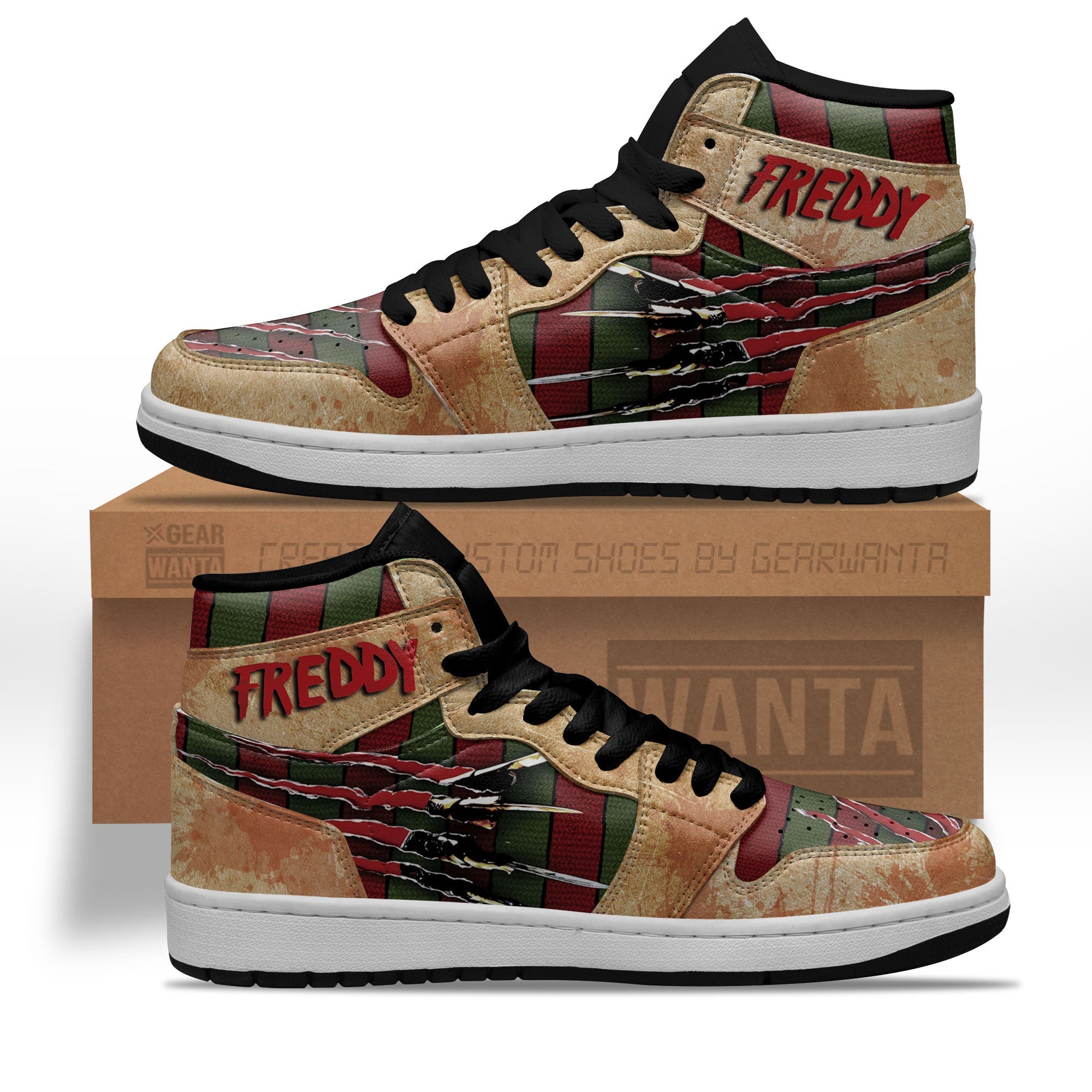 Chevrolet AJ1 High Sneakers Shoes Printed For Men And Women - Image 2