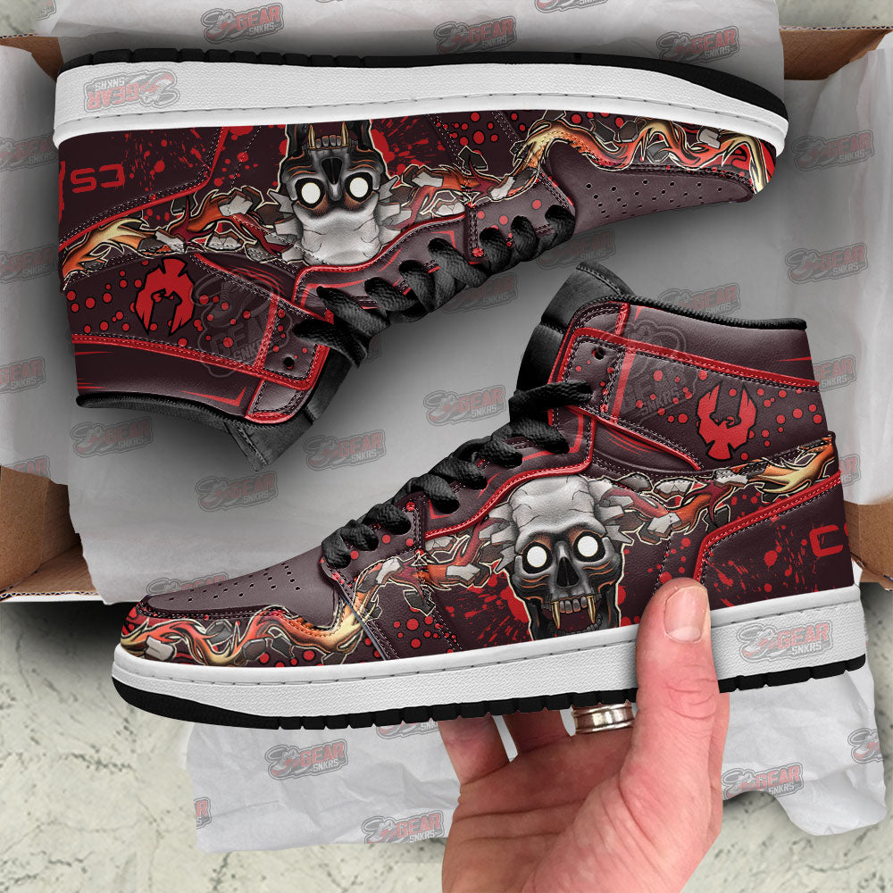Rolls Royce AJ1 High Sneakers Shoes Printed For Men And Women - Image 2