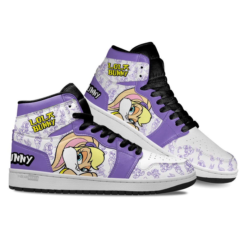 Smart AJ1 High Sneakers Shoes Printed For Men And Women - Image 3