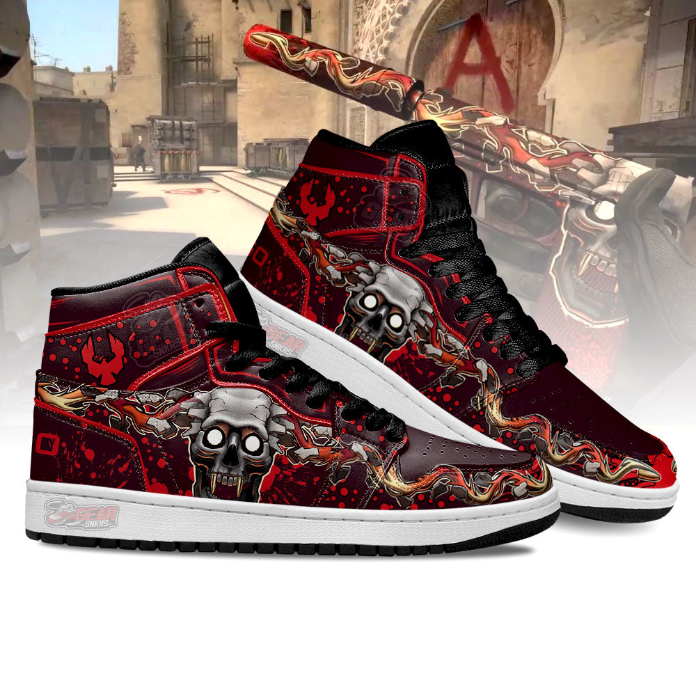 Rolls Royce AJ1 High Sneakers Shoes Printed For Men And Women - Image 3