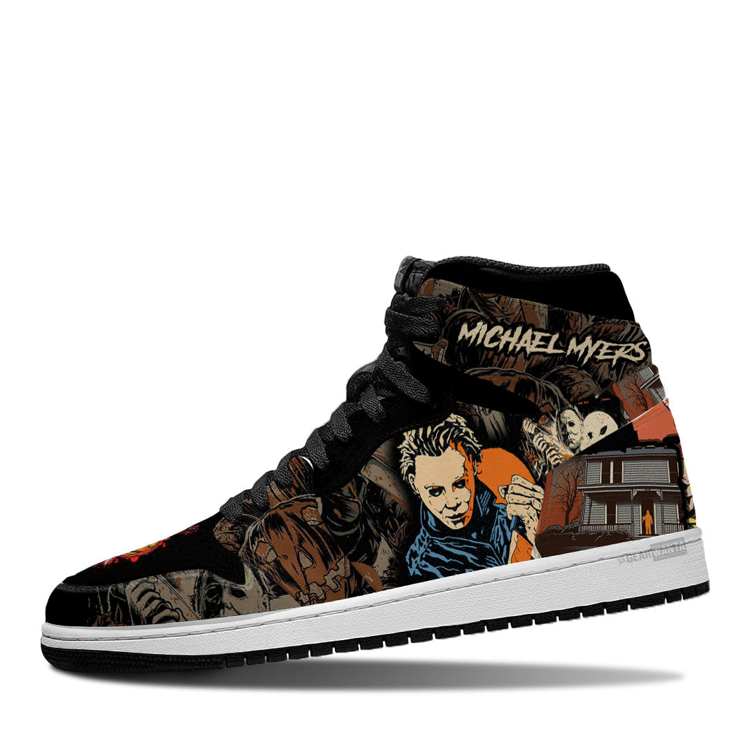 Skoda AJ1 High Sneakers Shoes Printed For Men And Women - Image 3