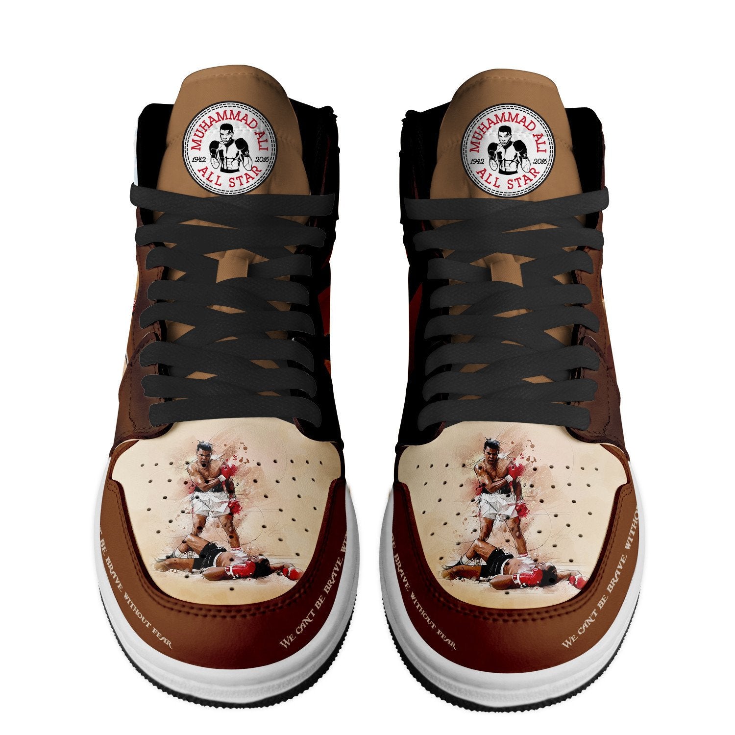 Mitsubishi Fuso AJ1 High Sneakers Shoes Printed For Men And Women - Image 2