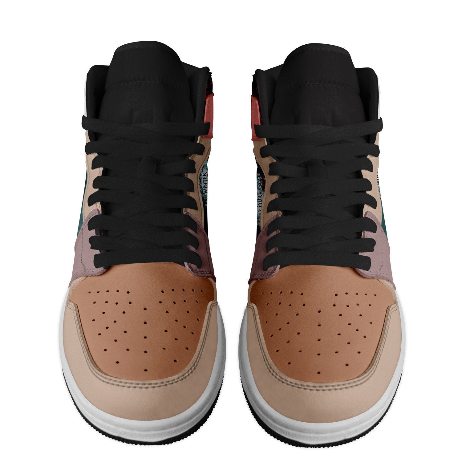 Cadillac AJ1 High Sneakers Shoes Printed For Men And Women - Image 2