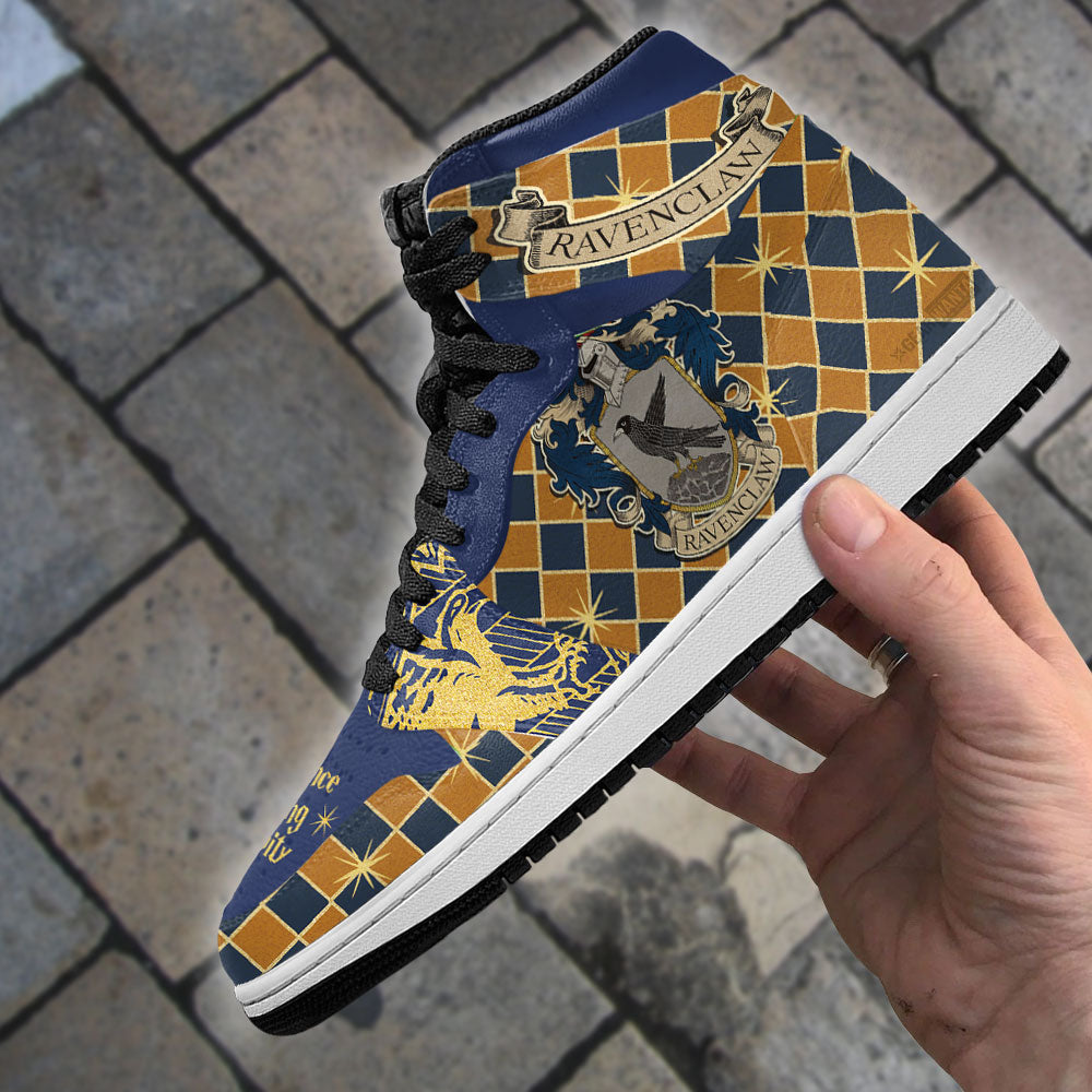 Ford AJ1 High Sneakers Shoes Printed For Men And Women - Image 3