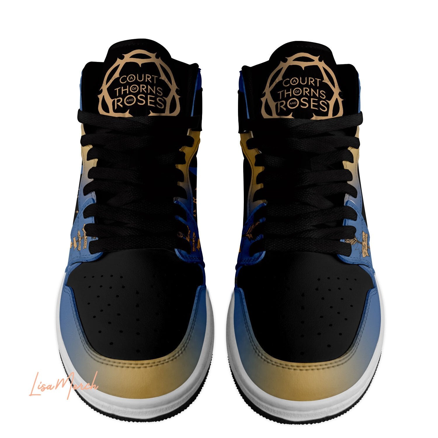 Audi AJ1 High Sneakers Shoes Printed For Men And Women - Image 3