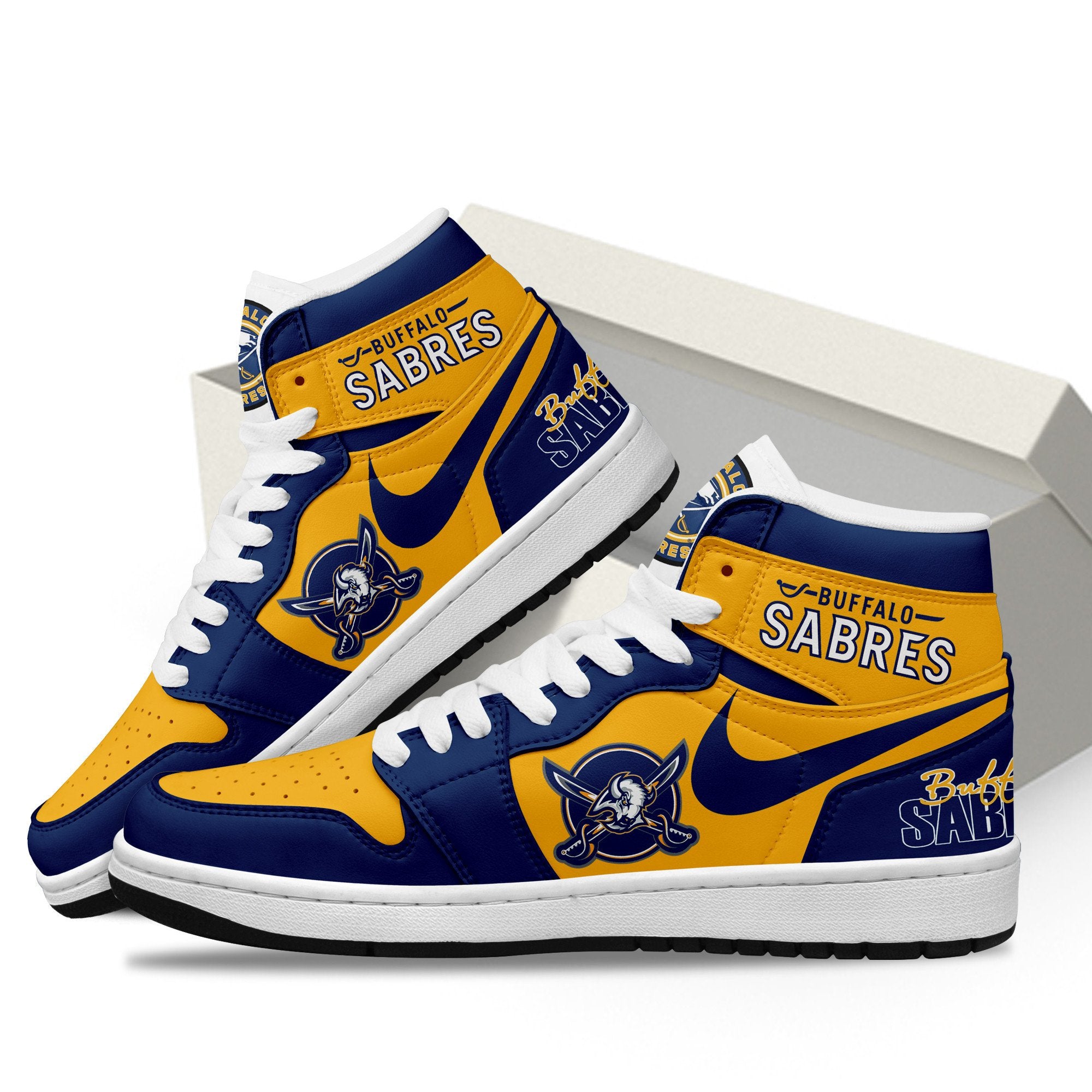 H2 Hummer AJ1 High Sneakers Shoes Printed For Men And Women - Image 2