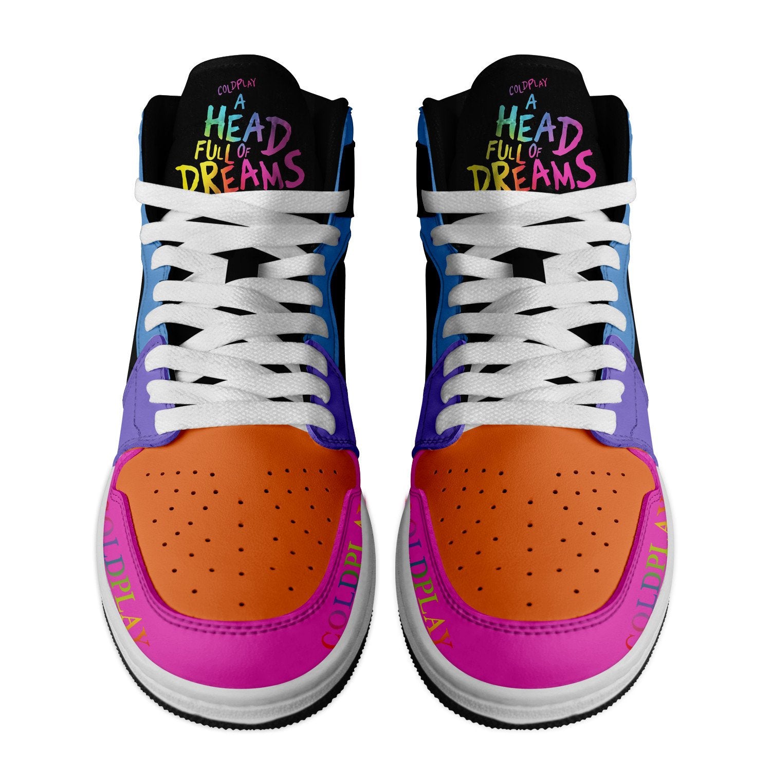 Chevrolet Camaro AJ1 High Sneakers Shoes Printed For Men And Women - Image 3