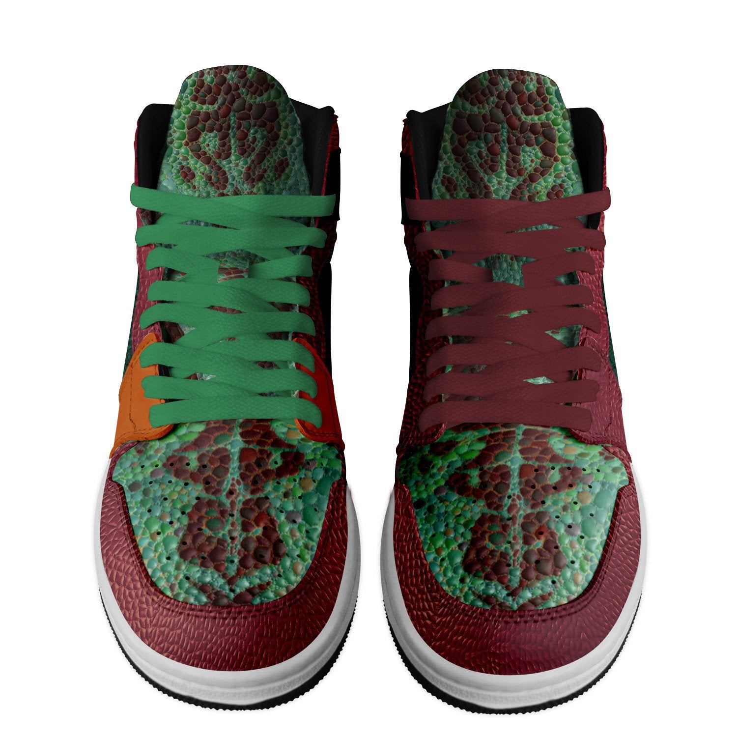 Chevrolet Corvette AJ1 High Sneakers Shoes Printed For Men And Women - Image 2