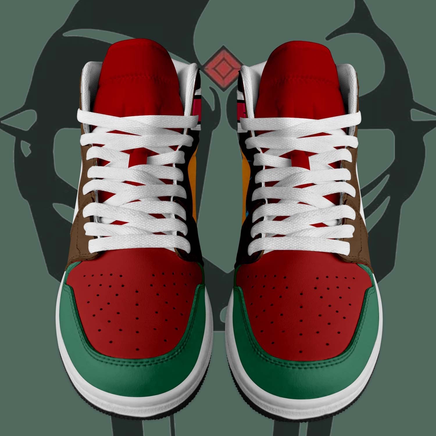 Maserati AJ1 High Sneakers Shoes Printed For Men And Women - Image 2