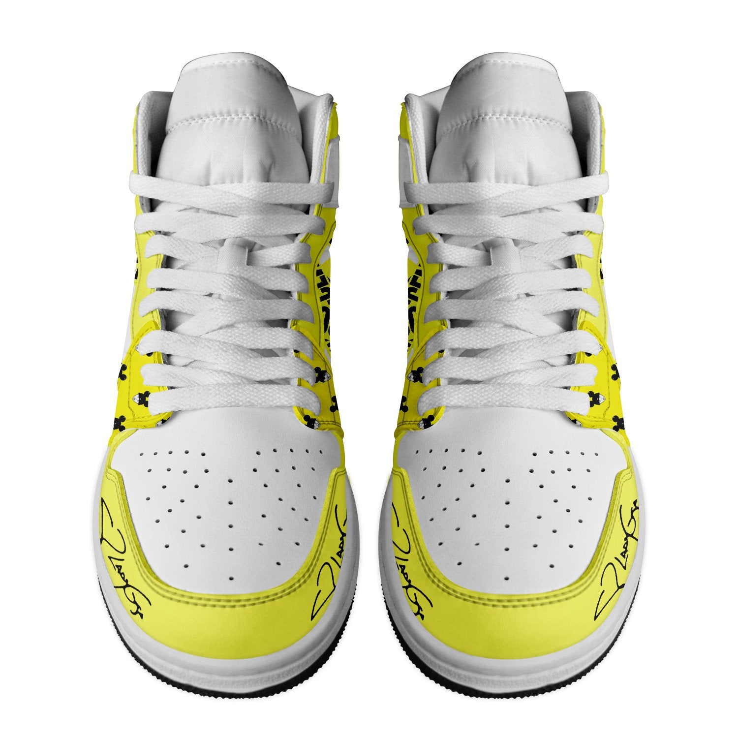 Chevrolet AJ1 High Sneakers Shoes Printed For Men And Women - Image 3