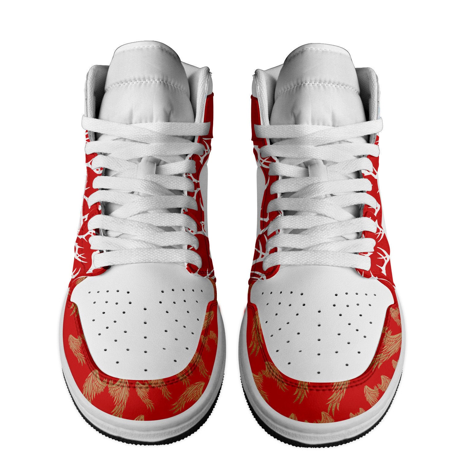 Renault AJ1 High Sneakers Shoes Printed For Men And Women - Image 2