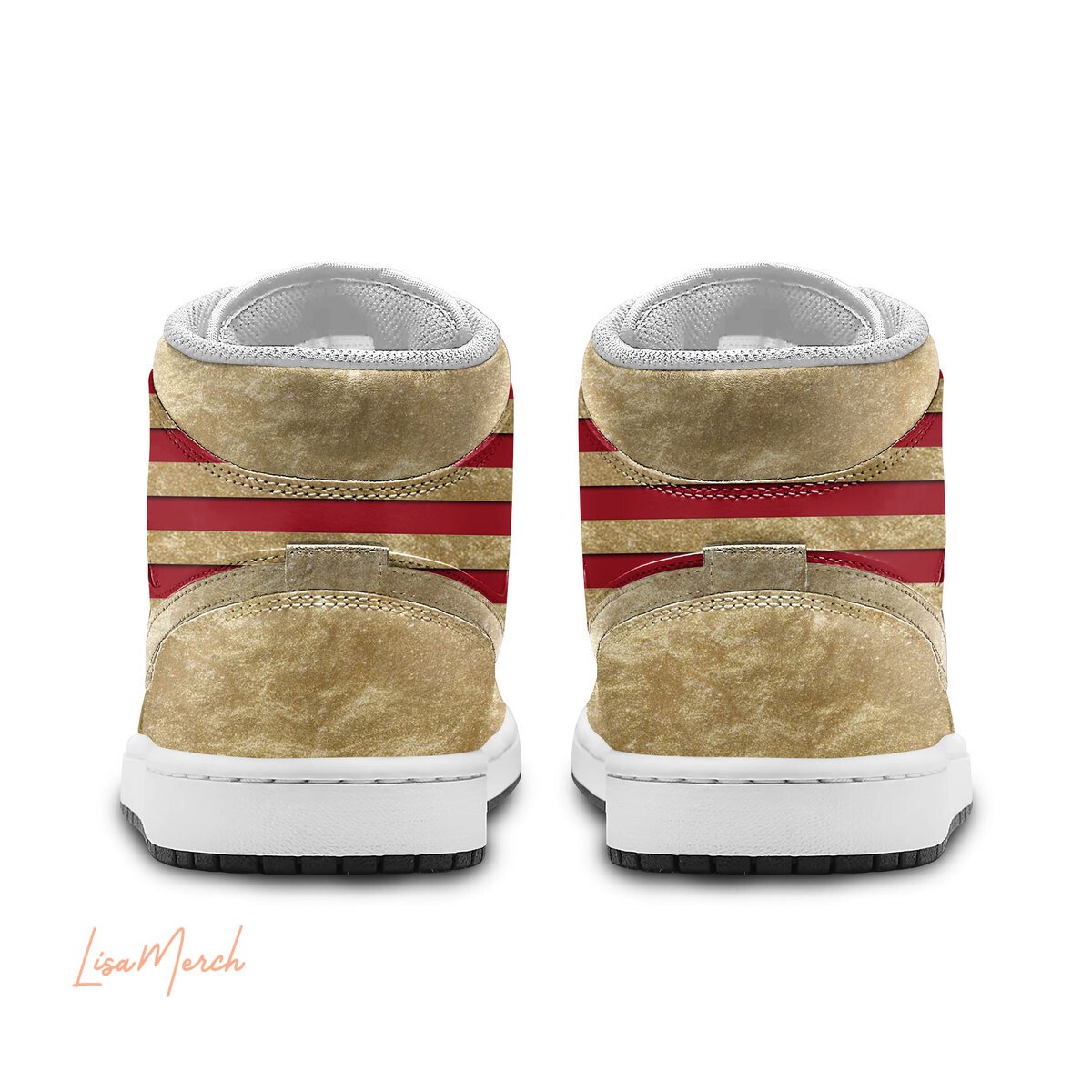 Detroit Diesel AJ1 High Sneakers Shoes Printed For Men And Women - Image 3