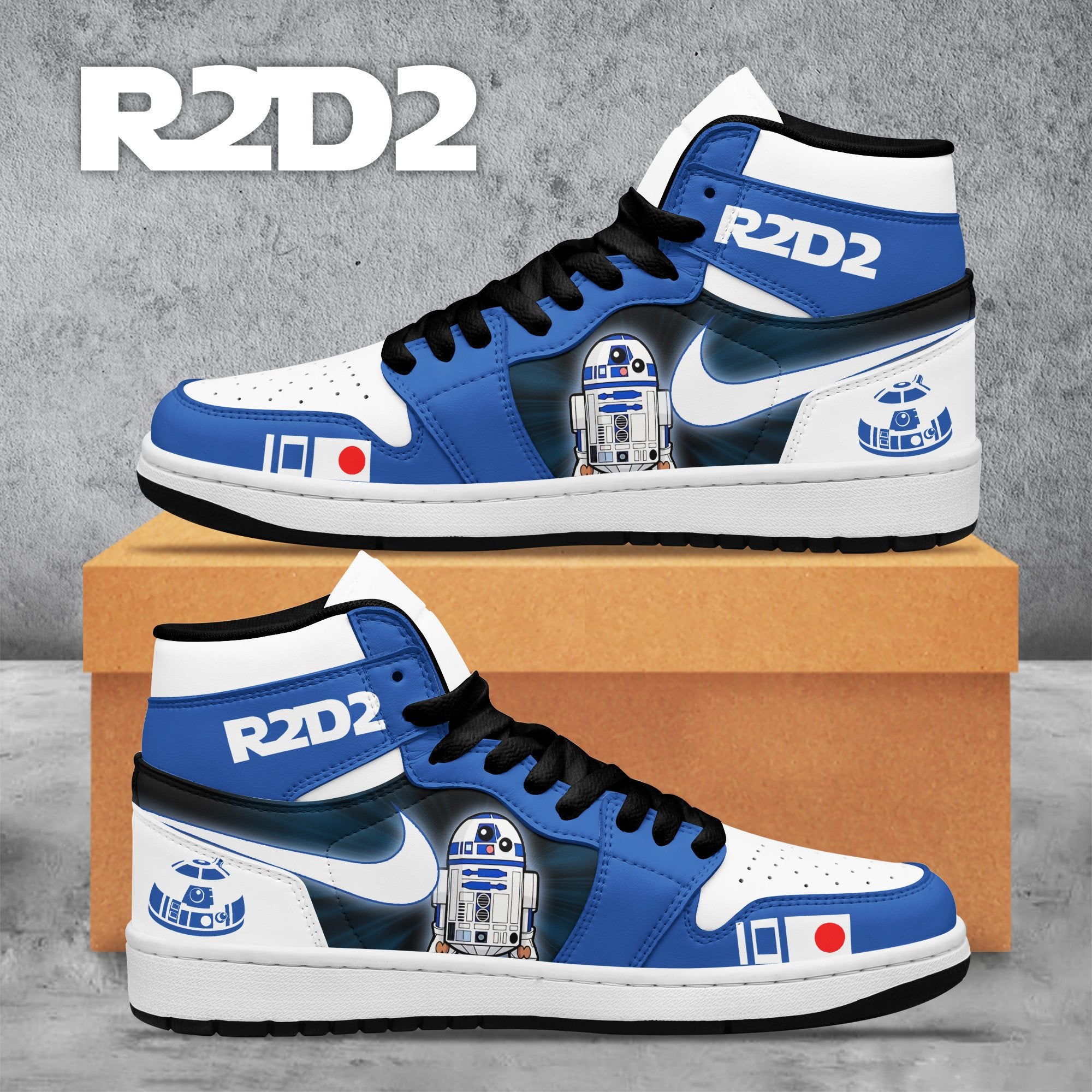 Raiden Mortal Kombat AJ1 High Sneakers Shoes Printed For Men And Women - Image 2