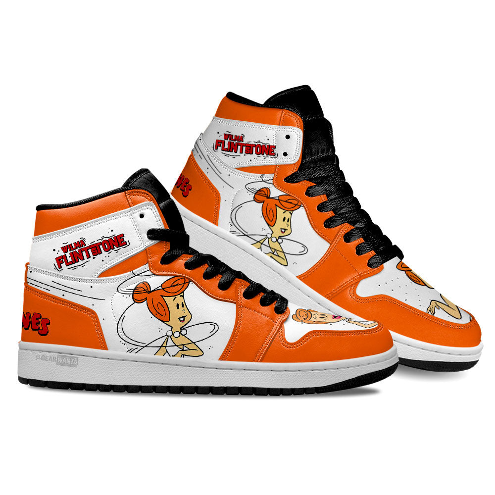 Cheshire Cat AJ1 High Sneakers Shoes Printed For Men And Women - Image 2