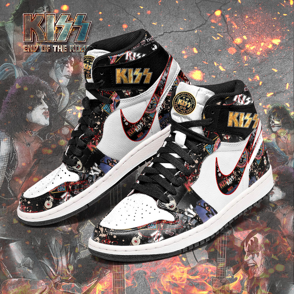 Jurassic Park AJ1 High Sneakers Shoes Printed For Men And Women - Image 2
