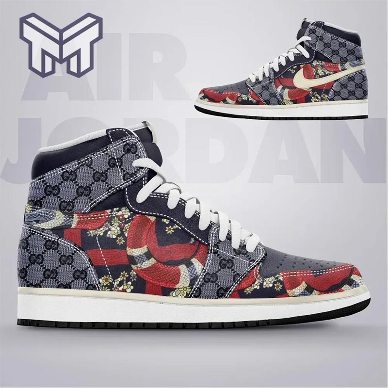 Orcal AJ1 High Sneakers Shoes Printed For Men And Women - Image 2