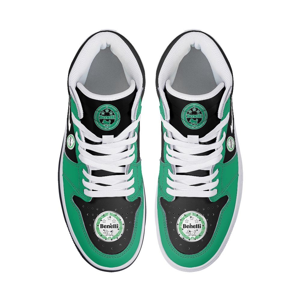 Liu Kang Mortal Kombat AJ1 High Sneakers Shoes Printed For Men And Women - Image 3