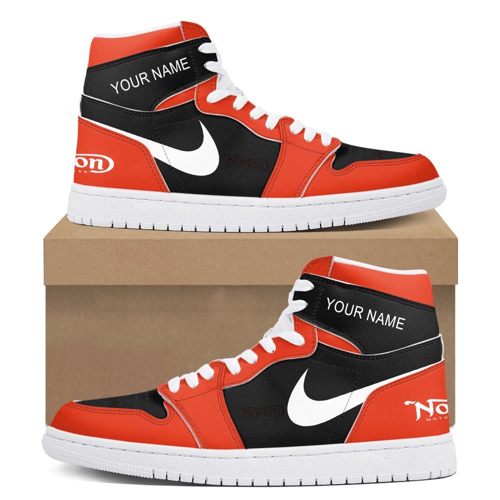 BMW AJ1 High Sneakers Shoes Printed For Men And Women - Image 2