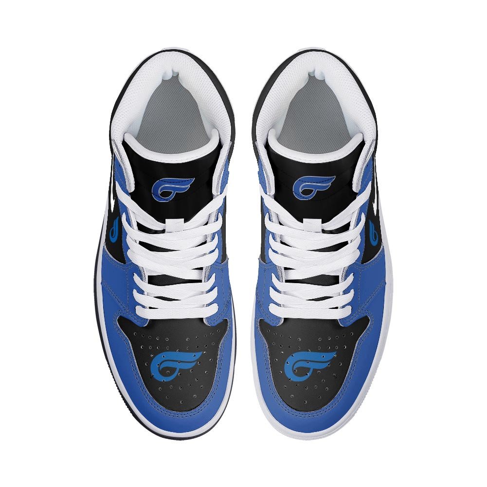 Fantic AJ1 High Sneakers Shoes Printed For Men And Women - Image 3