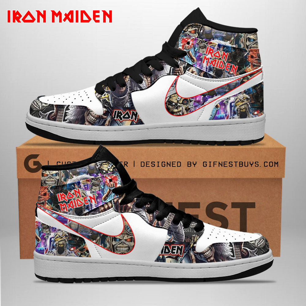 Ponsse AJ1 High Sneakers Shoes Printed For Men And Women - Image 2