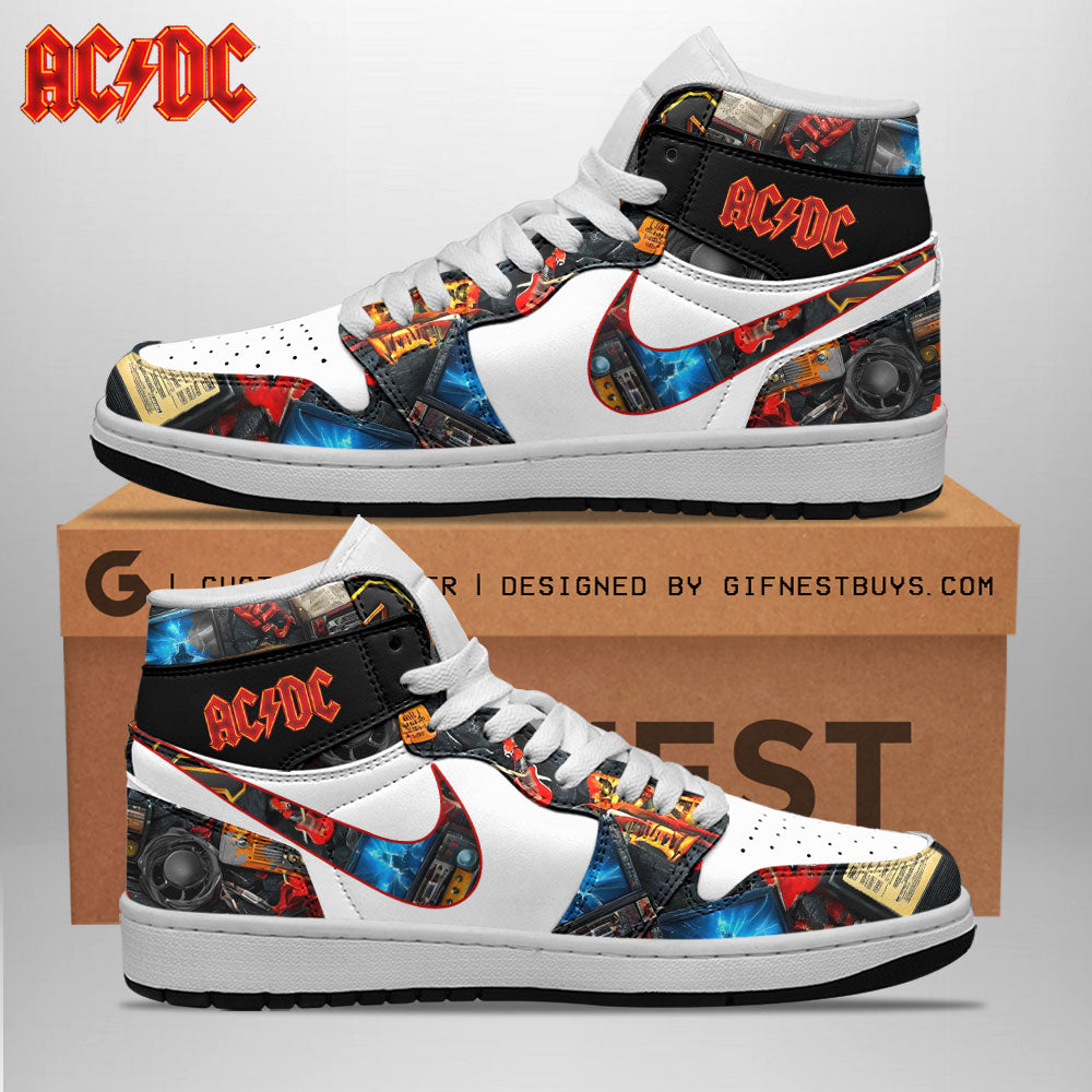 GMC AJ1 High Sneakers Shoes Printed For Men And Women - Image 2