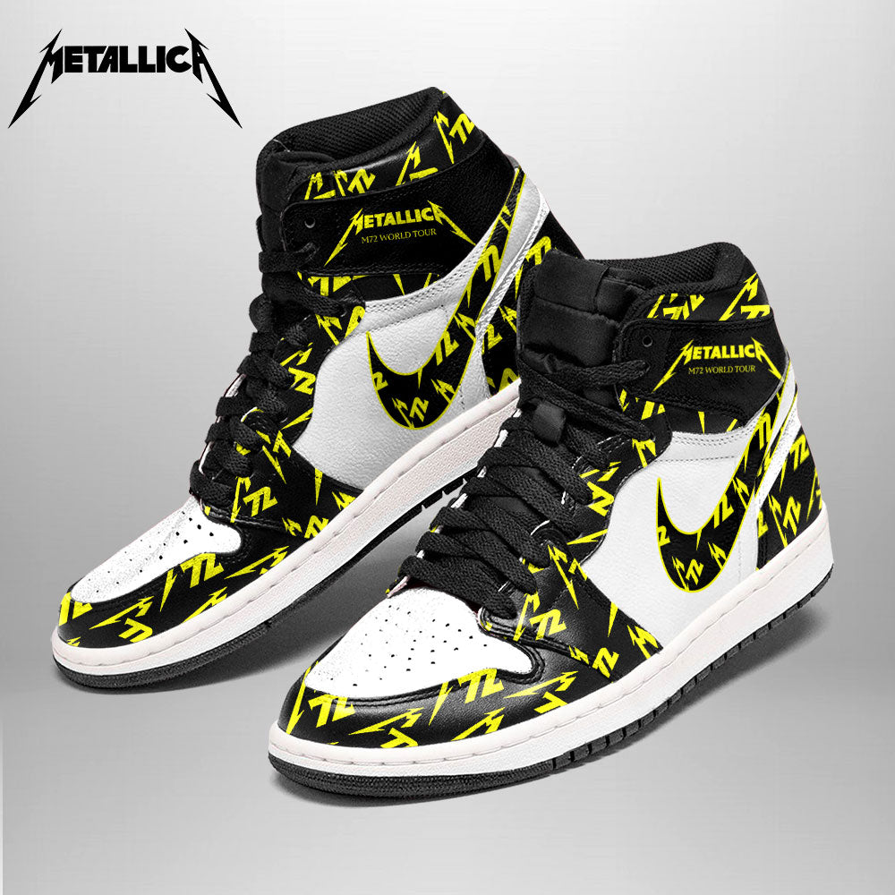 Chrysler AJ1 High Sneakers Shoes Printed For Men And Women - Image 3