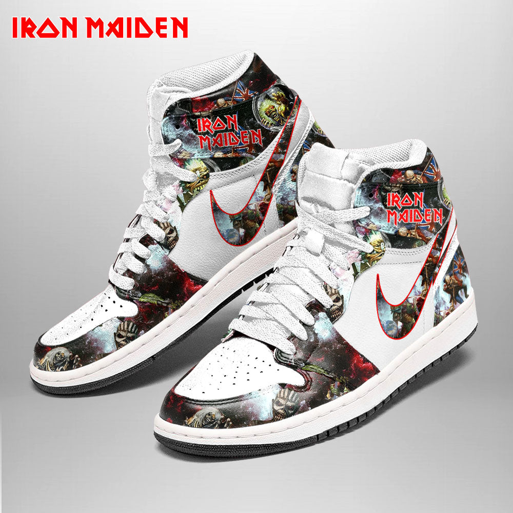 Aston-Martin AJ1 High Sneakers Shoes Printed For Men And Women - Image 3