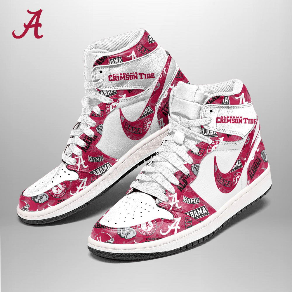 Seat AJ1 High Sneakers Shoes Printed For Men And Women - Image 3
