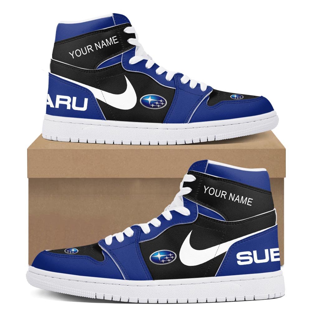 Buick AJ1 High Sneakers Shoes Printed For Men And Women - Image 2