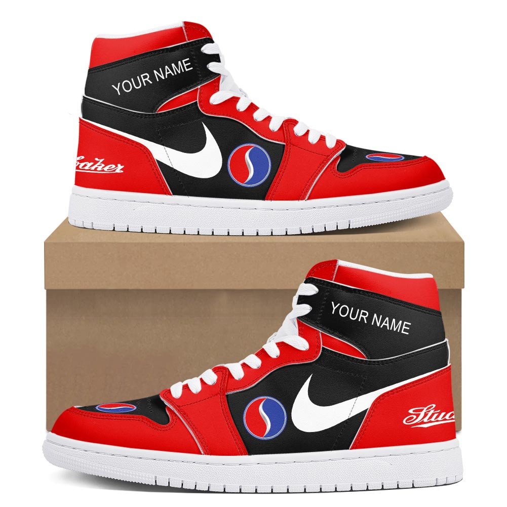 Ponsse AJ1 High Sneakers Shoes Printed For Men And Women - Image 2