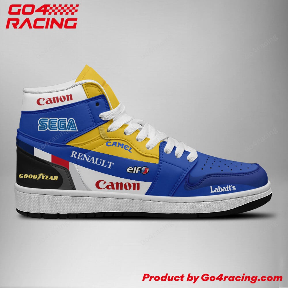 Maserati AJ1 High Sneakers Shoes Printed For Men And Women - Image 3