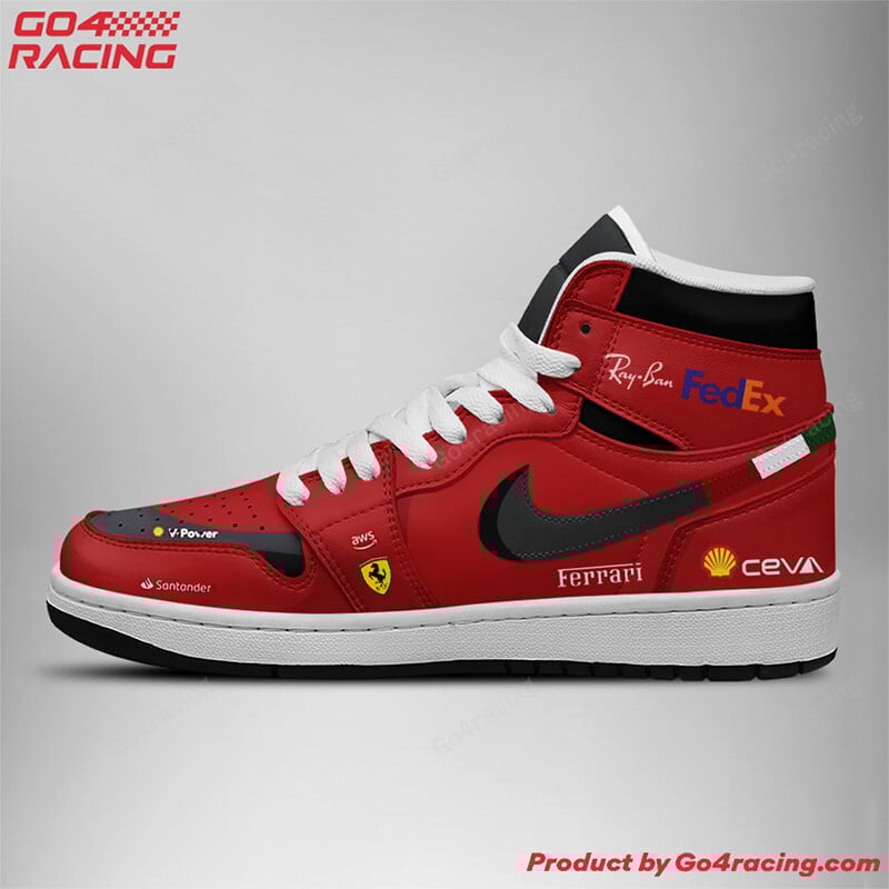 Fast and Furious AJ1 High Sneakers Shoes Printed For Men And Women - Image 2
