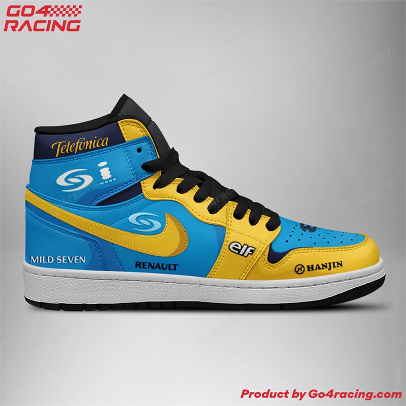 Fast and Furious AJ1 High Sneakers Shoes Printed For Men And Women - Image 3
