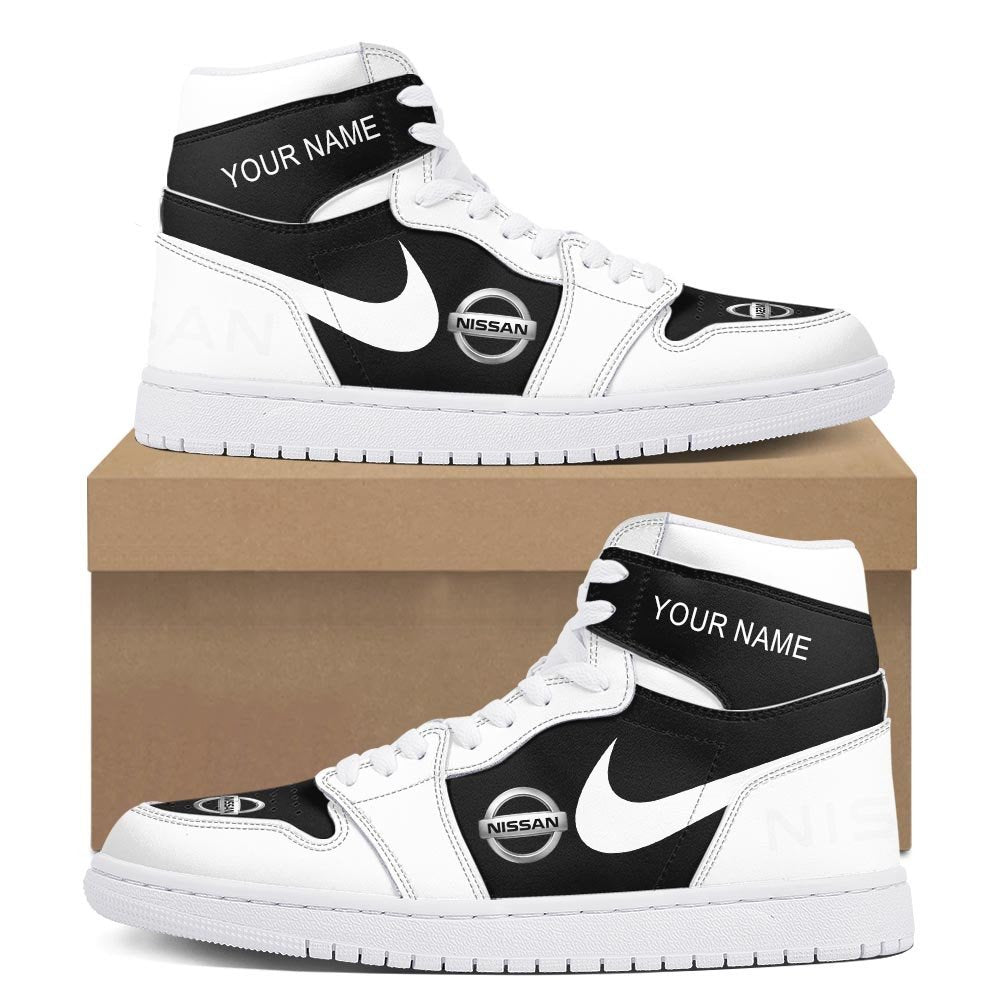 Han Lue's Mona Lisa AJ1 High Sneakers Shoes Printed For Men And Women - Image 2