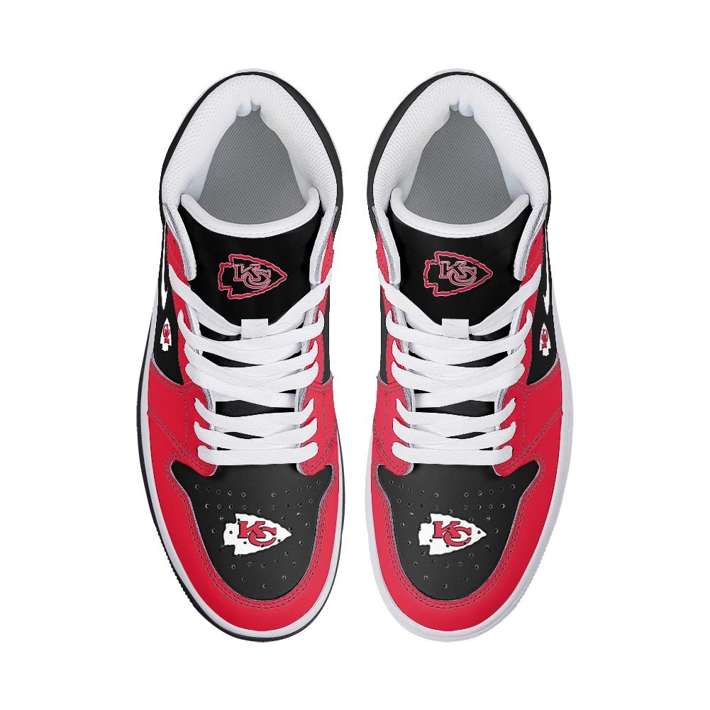 White Ranger AJ1 High Sneakers Shoes Printed For Men And Women - Image 3
