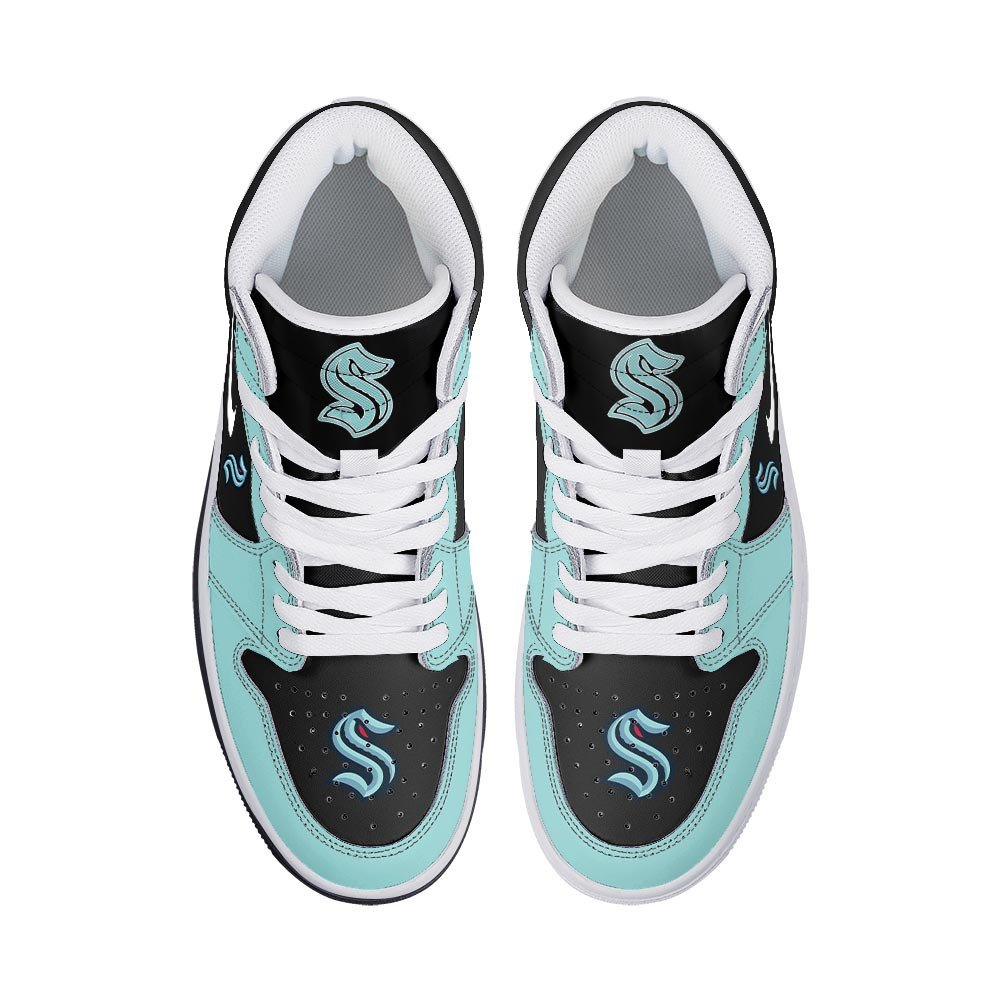 White Ranger Ninjetti Power Rangers AJ1 High Sneakers Shoes Printed For Men And Women - Image 3