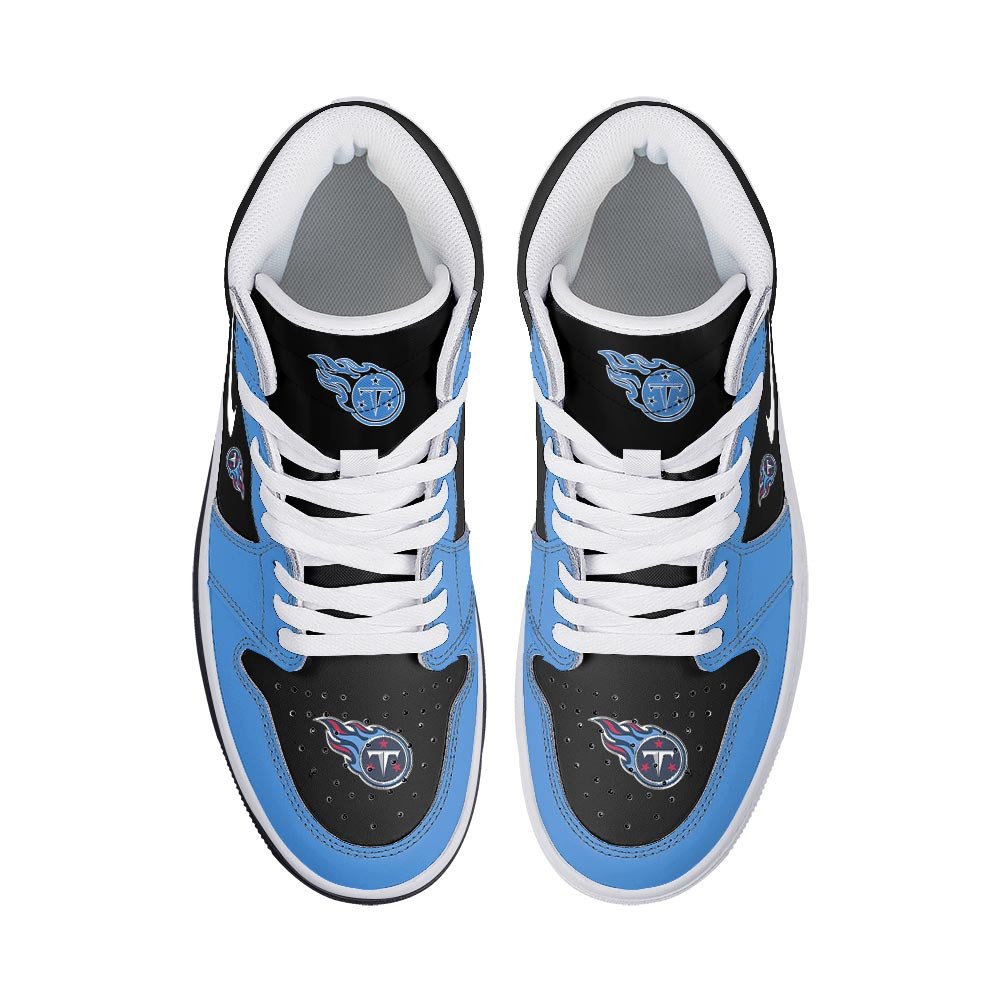 Blue Wind Ranger Movie AJ1 High Sneakers Shoes Printed For Men And Women - Image 3