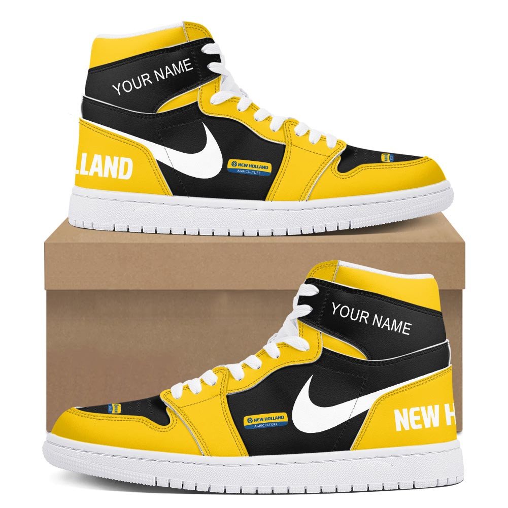 Black Ranger AJ1 High Sneakers Shoes Printed For Men And Women - Image 2